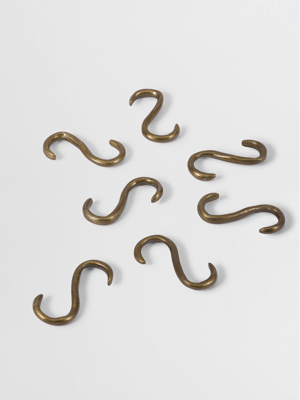 S-Hooks For Kitchen Rails N02 in Bronze finish | Mi&Gei