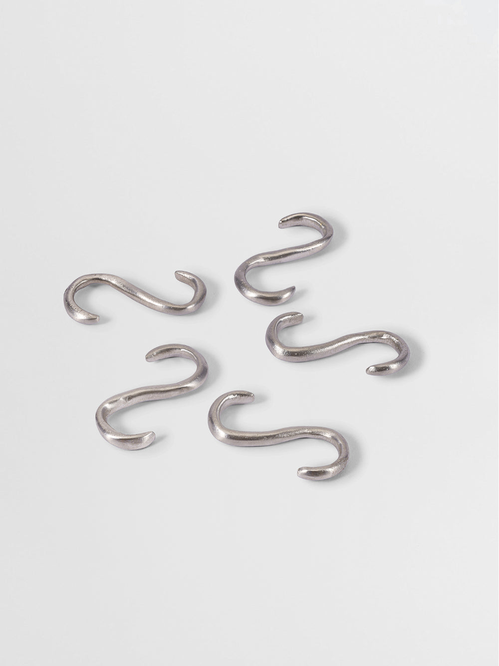 S-Hooks For Kitchen Rails N02 in Nickel finish | Mi&Gei