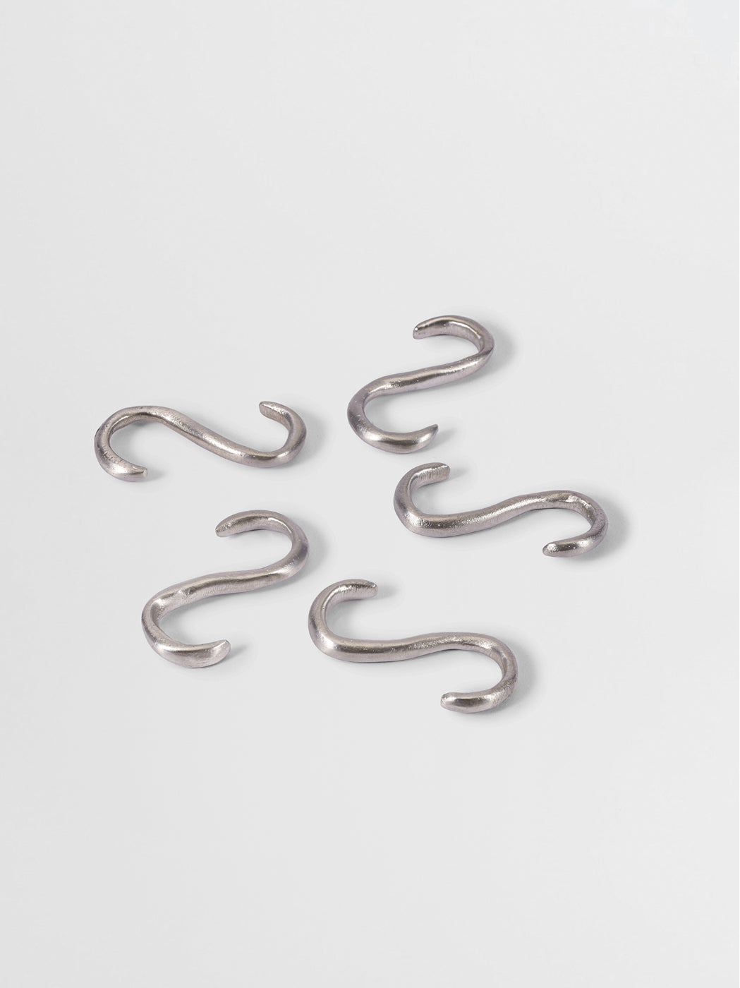 S-Hooks For Kitchen Rails N02 in Nickel finish | Mi&Gei