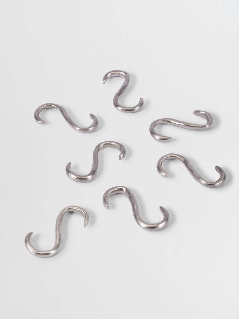 S-Hooks For Kitchen Rails N02 in Nickel finish | Mi&Gei