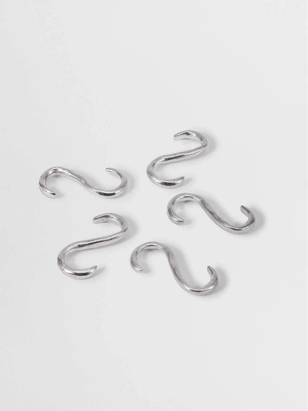 S-Hooks For Kitchen Rails N02 in Nickel finish | Mi&Gei