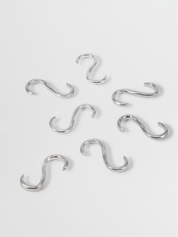 S Hooks for kitchen rails