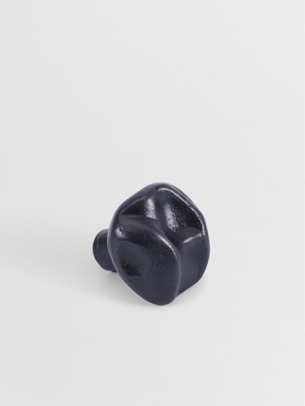 Brass Cabinet Knobs Forme N°04 in Carbon Black finish | Mi&Gei