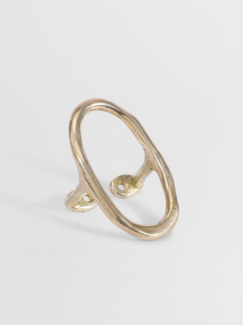 JEWELRY RING WALL HOOK Forme N°07 in Brass finish | Mi&Gei