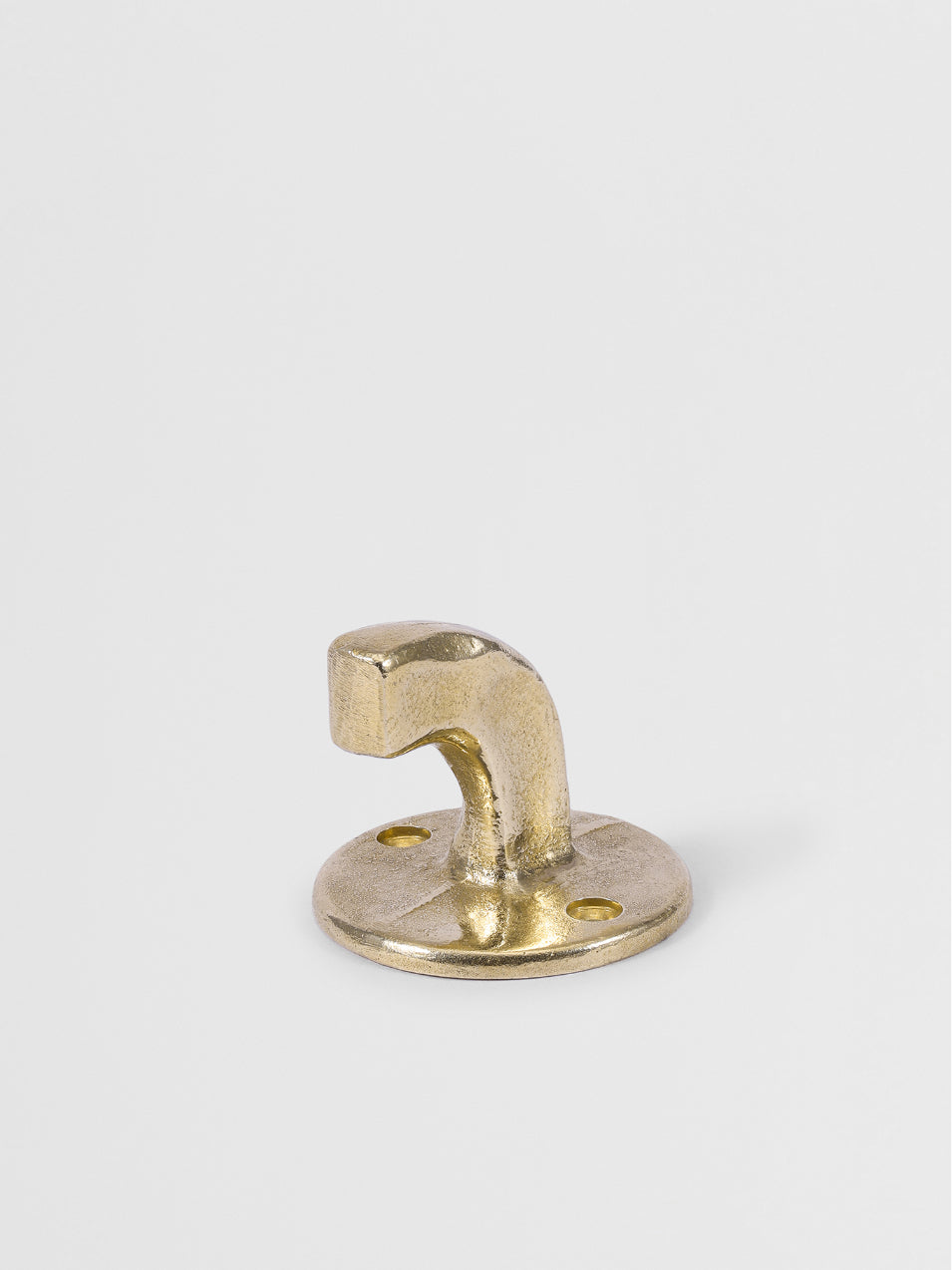 TOWEL HOOK HANGER Forme N°08 in Brass finish | Mi&Gei