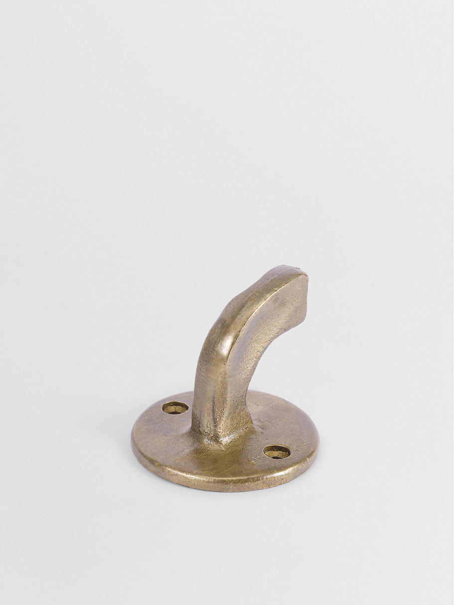 TOWEL HOOK HANGER Forme N°08 in Bronze finish | Mi&Gei