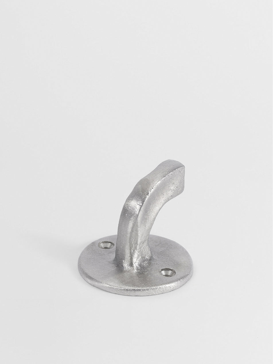 TOWEL HOOK HANGER Forme N°08 in Nickel finish | Mi&Gei