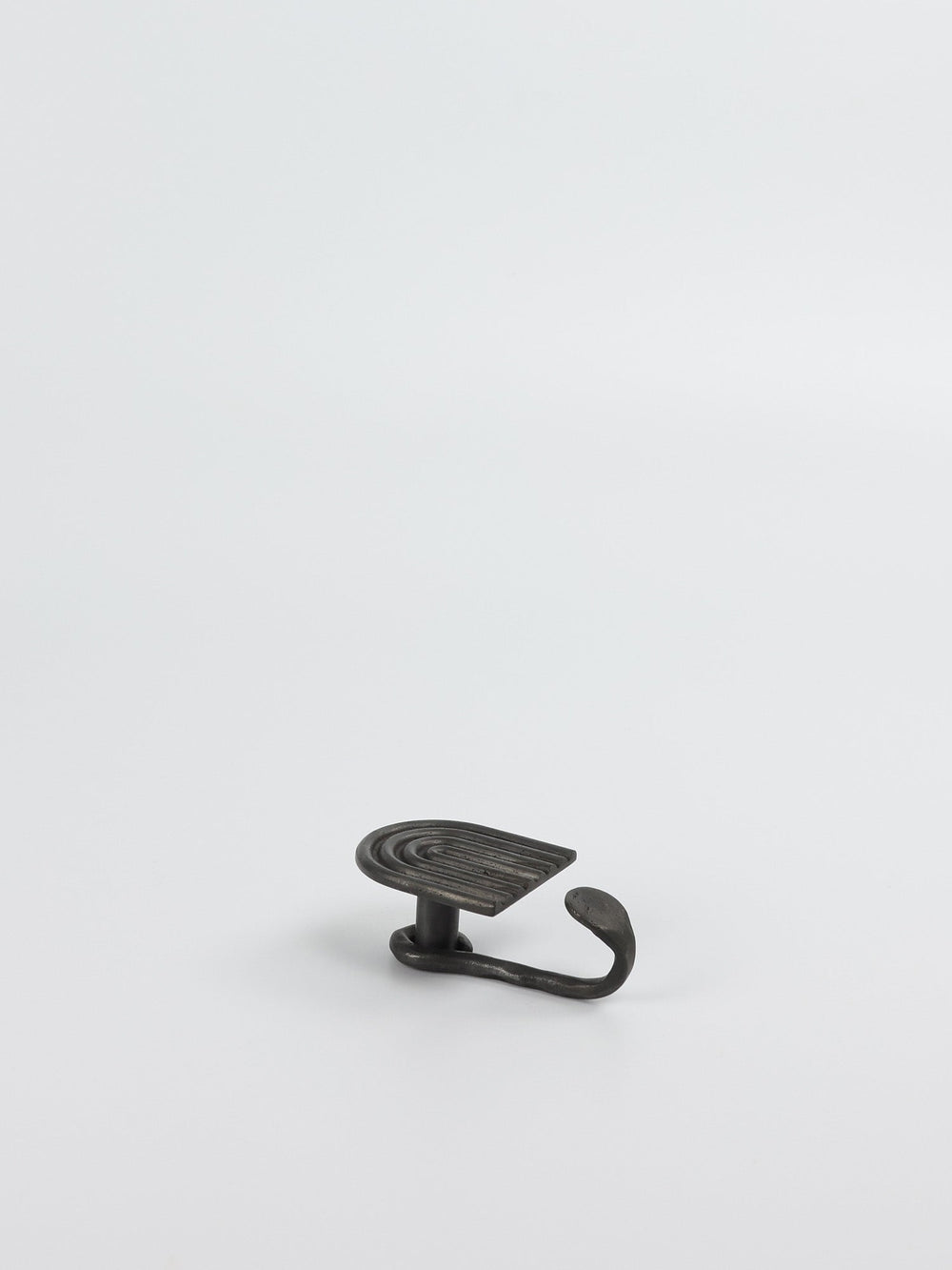 wall hook carbon black finish