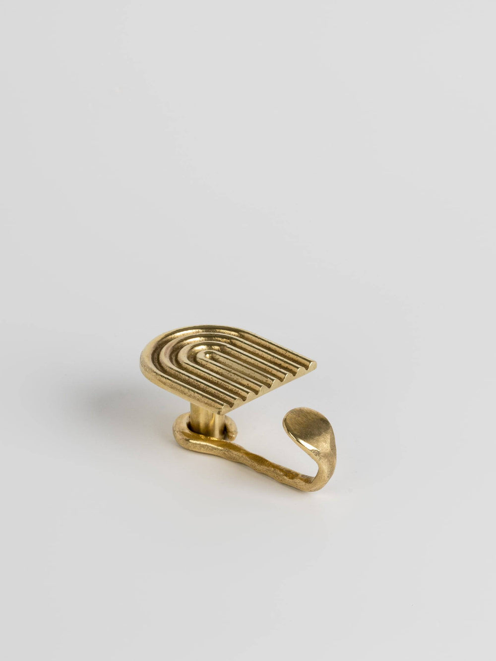 wall hook brass finish