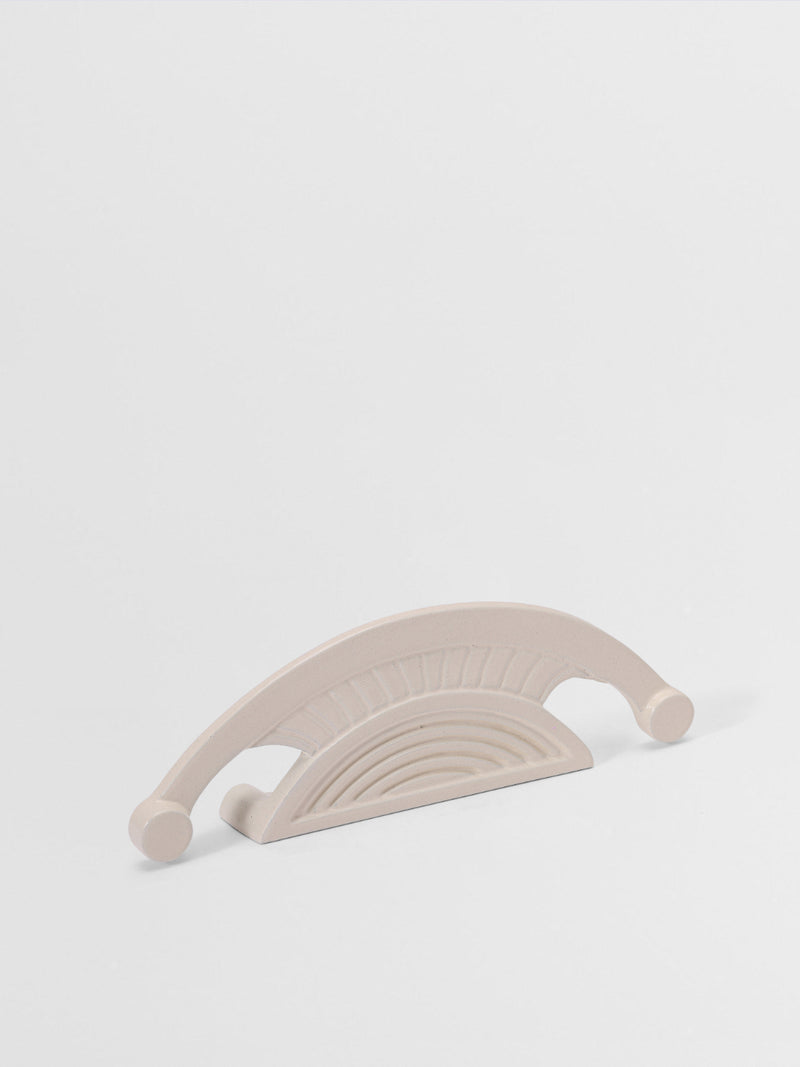 POWDER COATED BRASS CABINET PULL Forme N°10 - Centers 3.15″