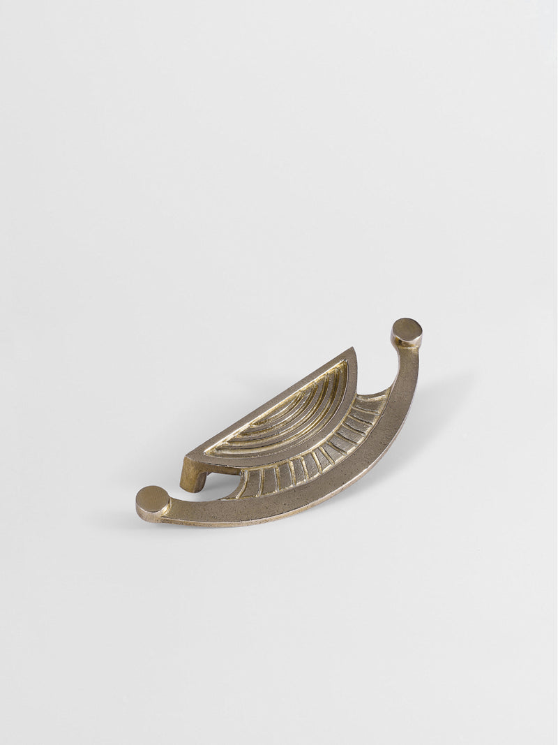 BRASS CABINET PULL Forme N°10 - Centers 3.15 inches