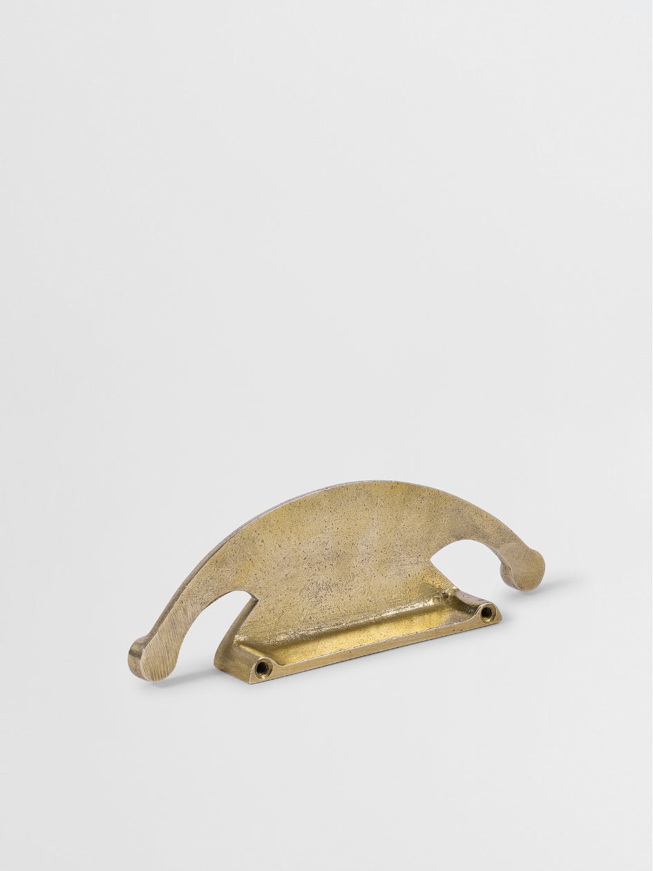 BRASS CABINET PULL Forme N°10 - Centers 3.15″ in Brass finish | Mi&Gei