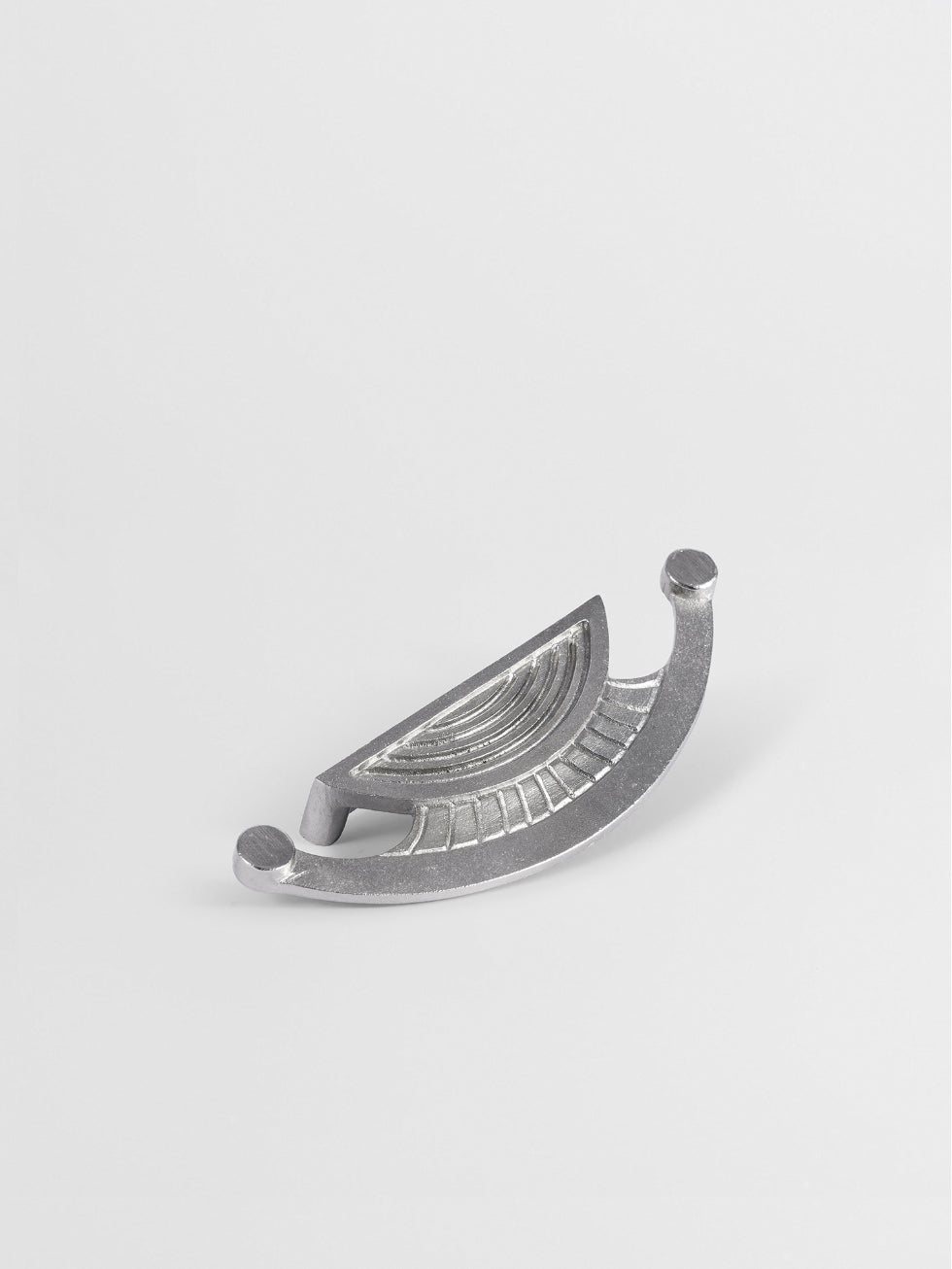 BRASS CABINET PULL Forme N°10 - Centers 3.15″ in Nickel finish | Mi&Gei