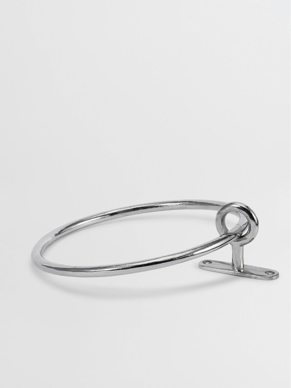 Luxury TOWEL HANGER  Forme N°13 in Nickel finish | Mi&Gei Hardware Design Studio | Solid Brass