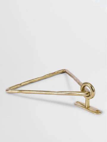 Artisan BRASS TOWEL HANGER Forme N°14 in Brass finish | Mi&Gei