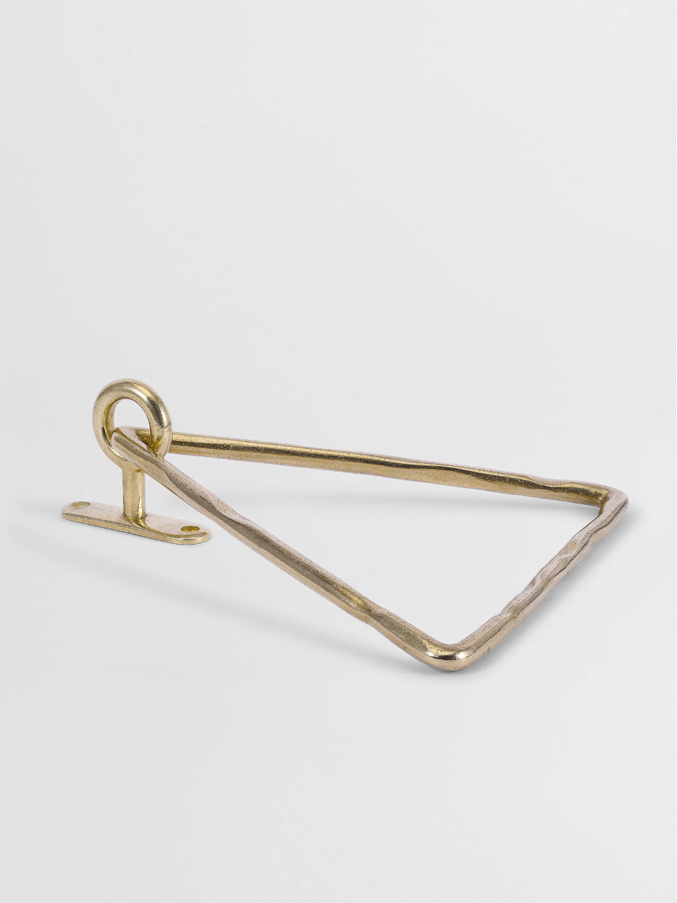 Artisan BRASS TOWEL HANGER Forme N°14 in Brass finish | Mi&Gei