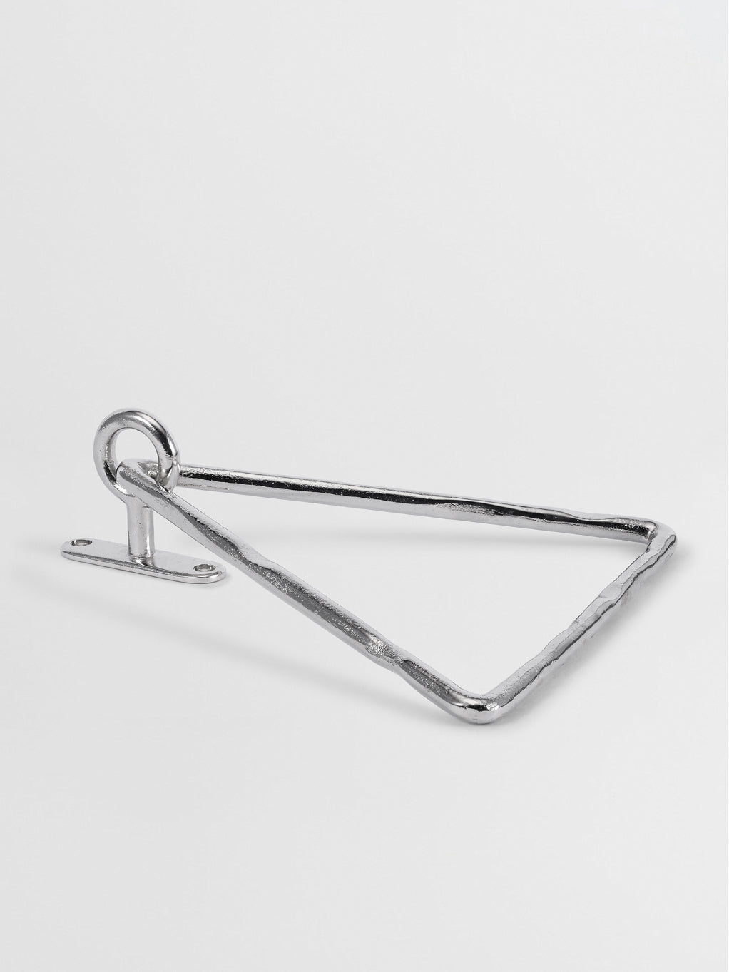 Artisan BRASS TOWEL HANGER Forme N°14 in Nickel finish | Mi&Gei