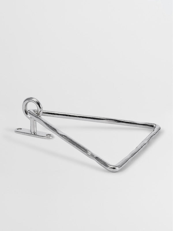 hand towel hanger triangle brass finish