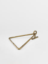 hand towel hanger triangle bronze finish