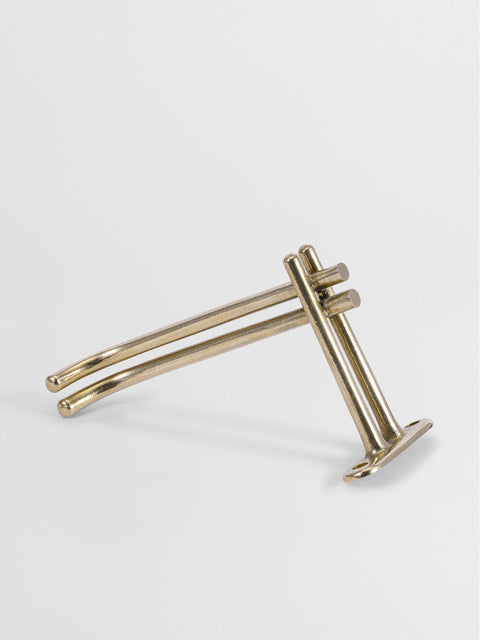 TOILET PAPER ROLL HOLDER Forme N°17 in Brass finish | Mi&Gei