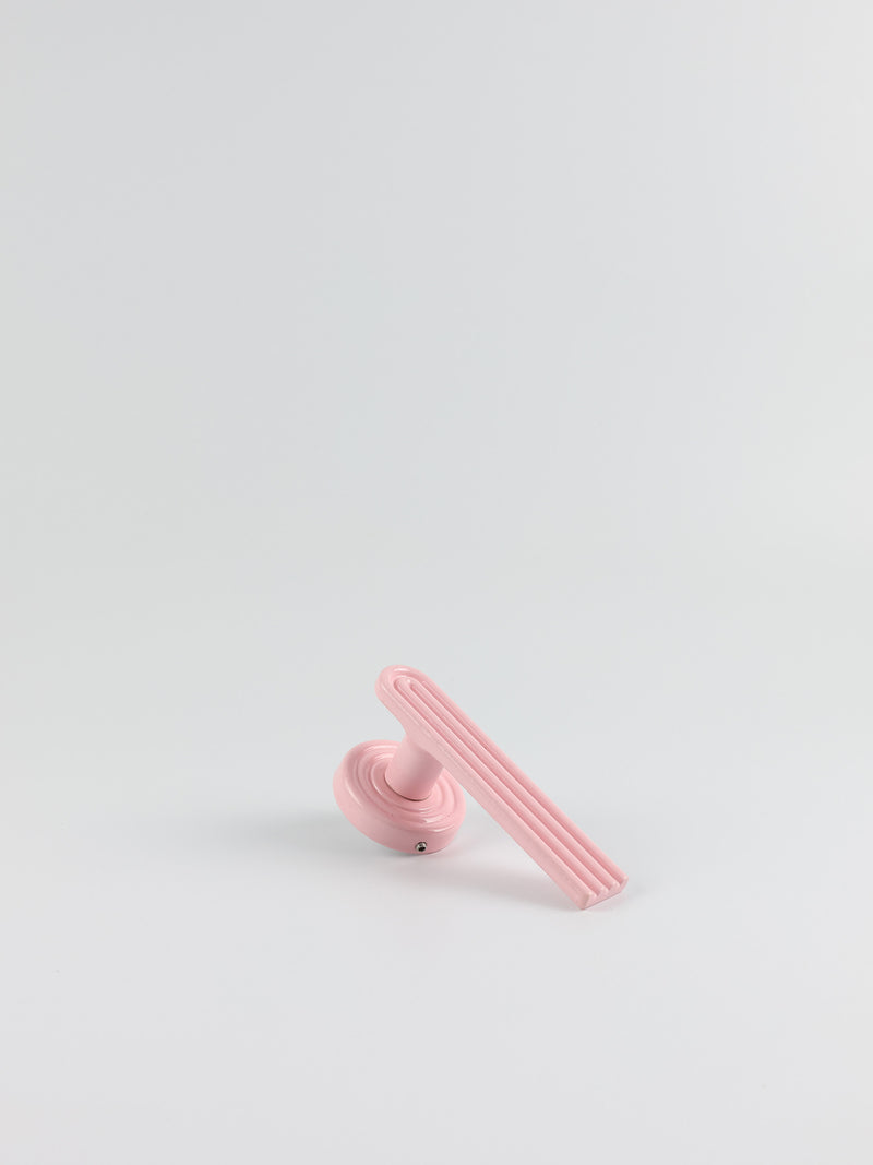 passage door lever pink colour memphis edition