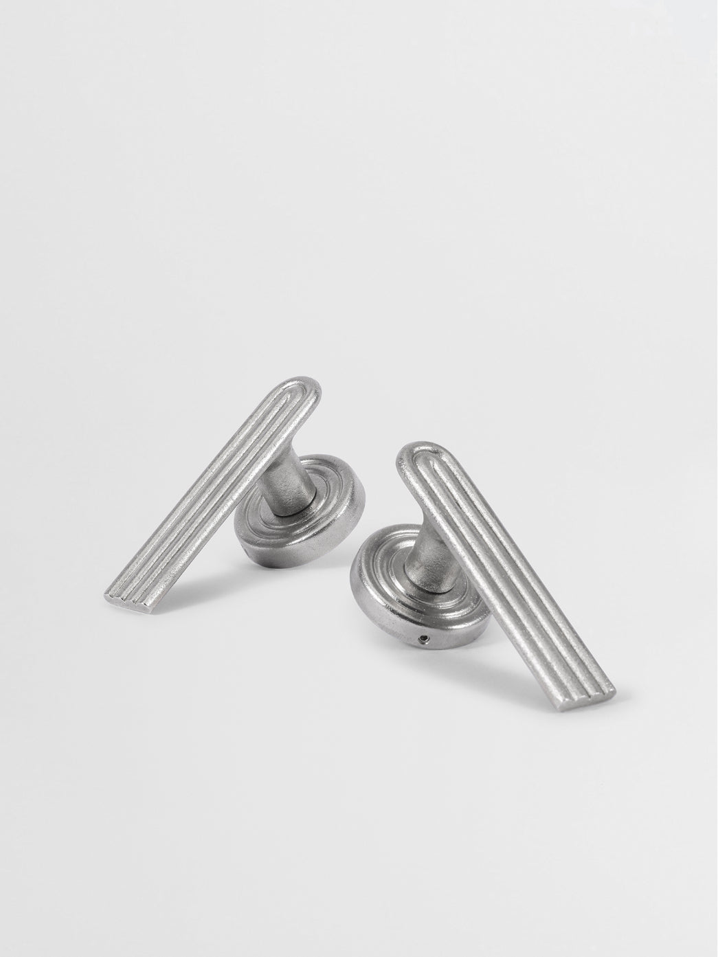 Solid Brass Interior Passage Door Handle Set