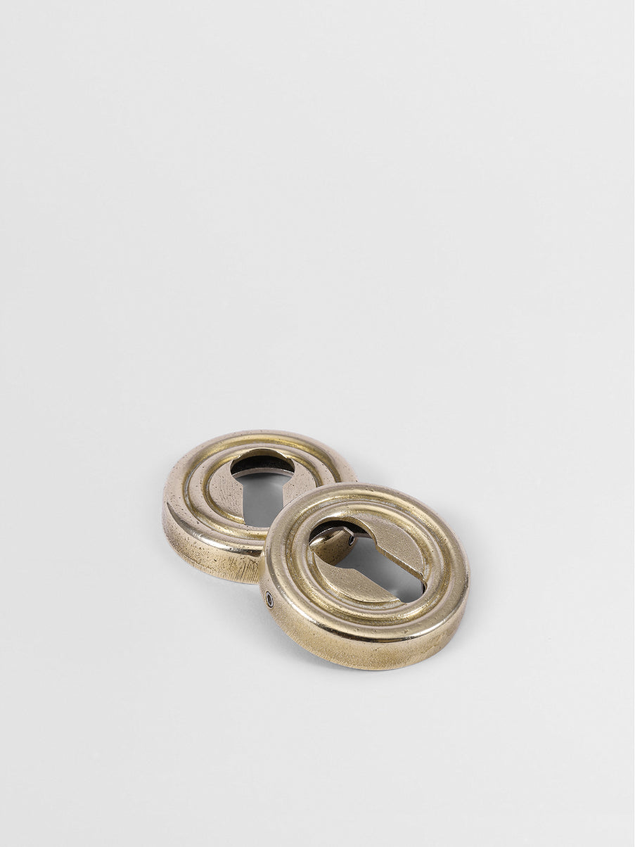 KEY ESCUTCHEON Y Forme N18- Euro Cylinder in Brass finish | Mi&Gei