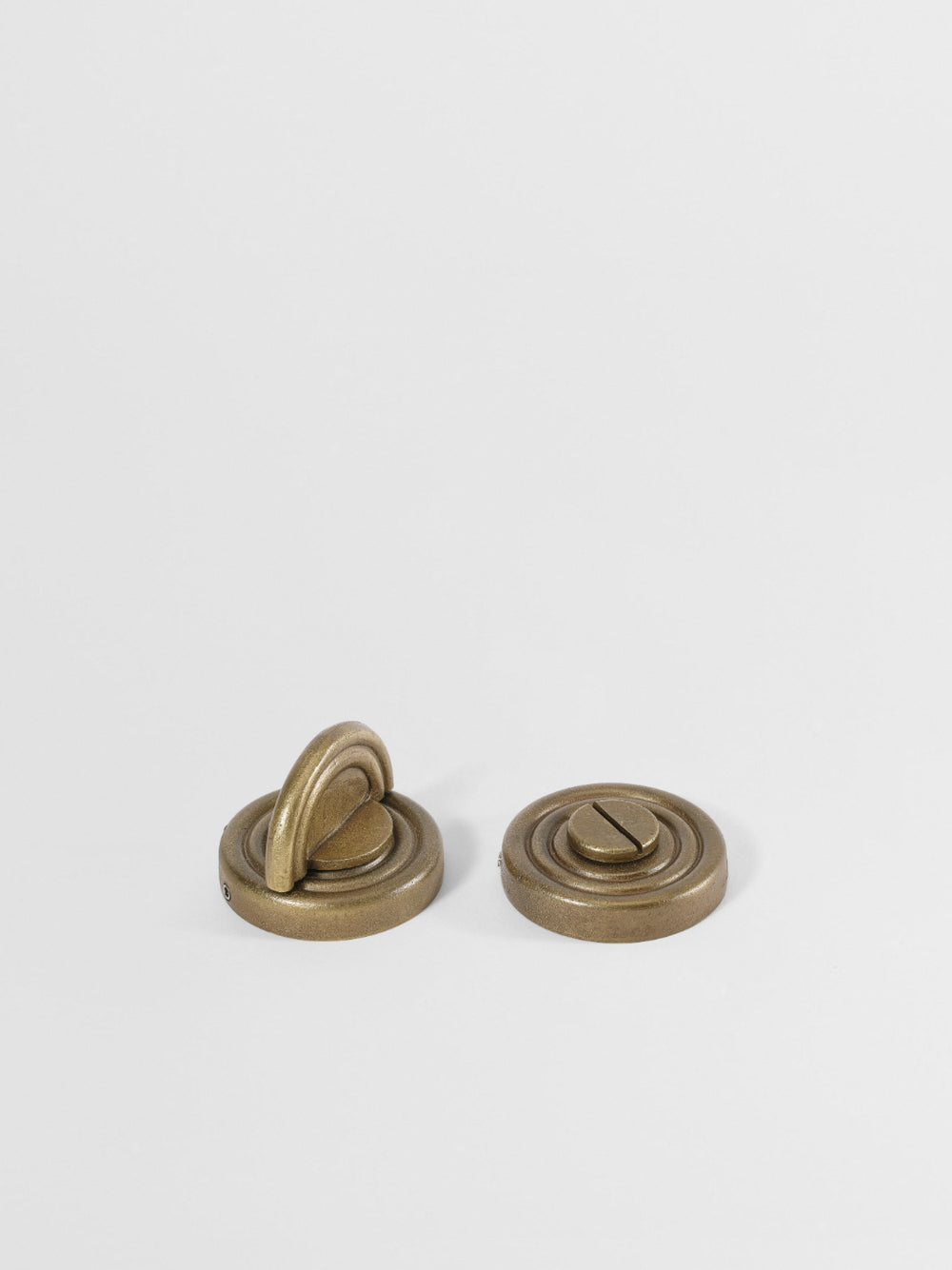 PRIVACY THUMBTURN Forme N18 in Bronze finish | Mi&Gei