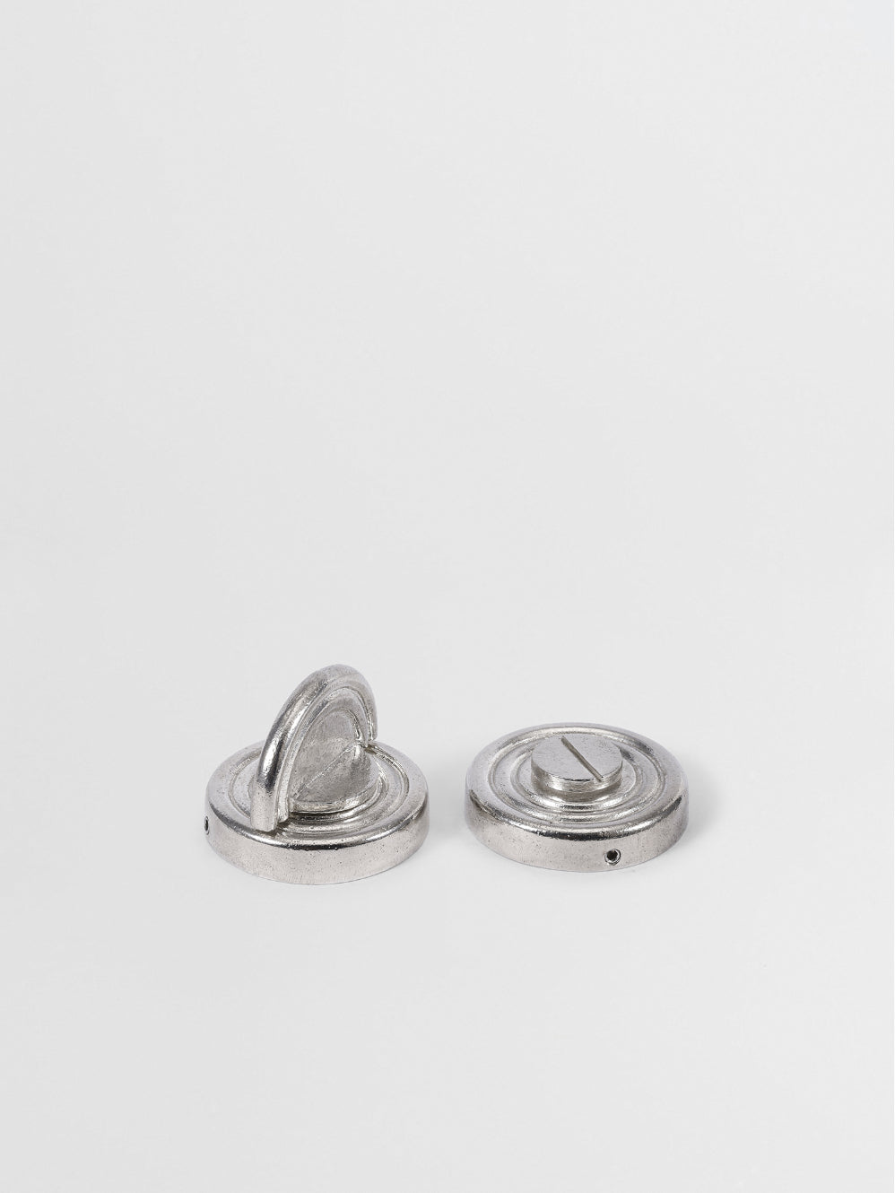 PRIVACY THUMBTURN Forme N18 in Nickel finish | Mi&Gei