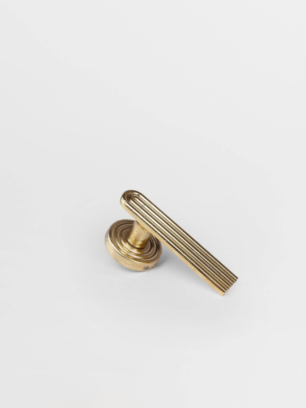 DUMMY DOOR HANDLE Forme N°18 in Brass finish | Mi&Gei