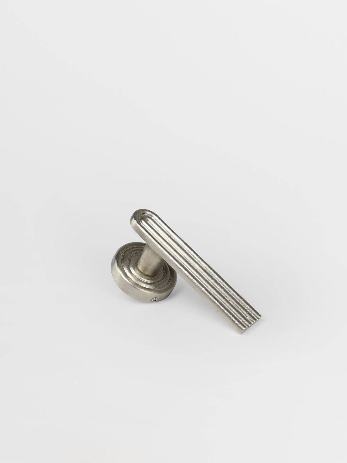 DUMMY DOOR HANDLE Forme N°18 in Nickel finish | Mi&Gei