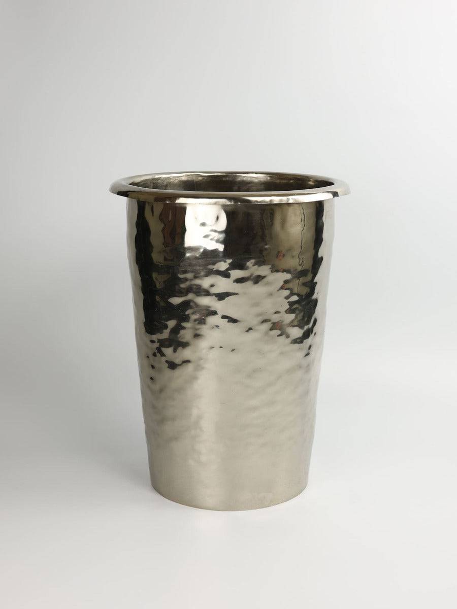 Waste Basket Polished Nickel Finish