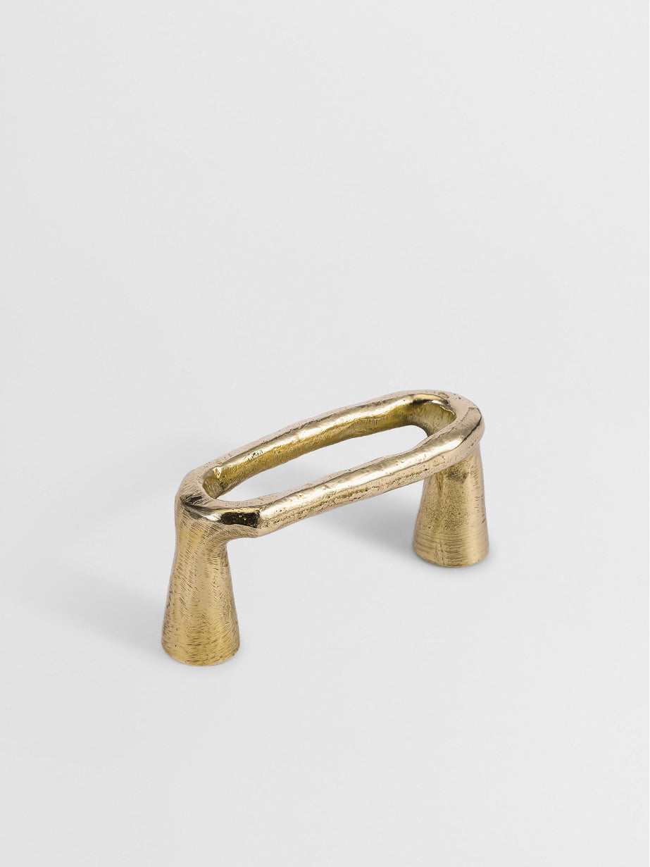 CABINET AND DRAWER PULL Forme N°21 - Centers 1.8″ in Brass finish | Mi&Gei