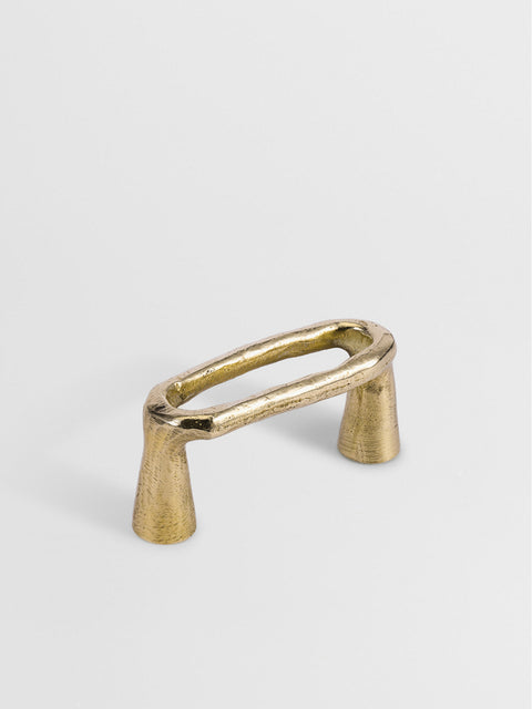 CABINET AND DRAWER PULL Forme N°21 - Centers 1.8″ in Brass finish | Mi&Gei