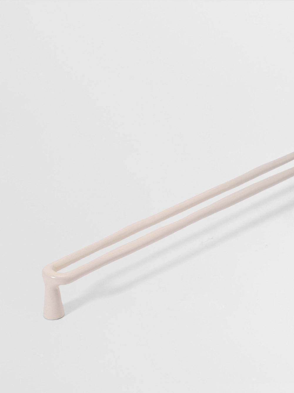 KITCHEN PULL HANDLE Forme N°23 - Centers 12.4″ - Color Options — front view | Mi&Gei Hardware Design Studio | Solid Brass