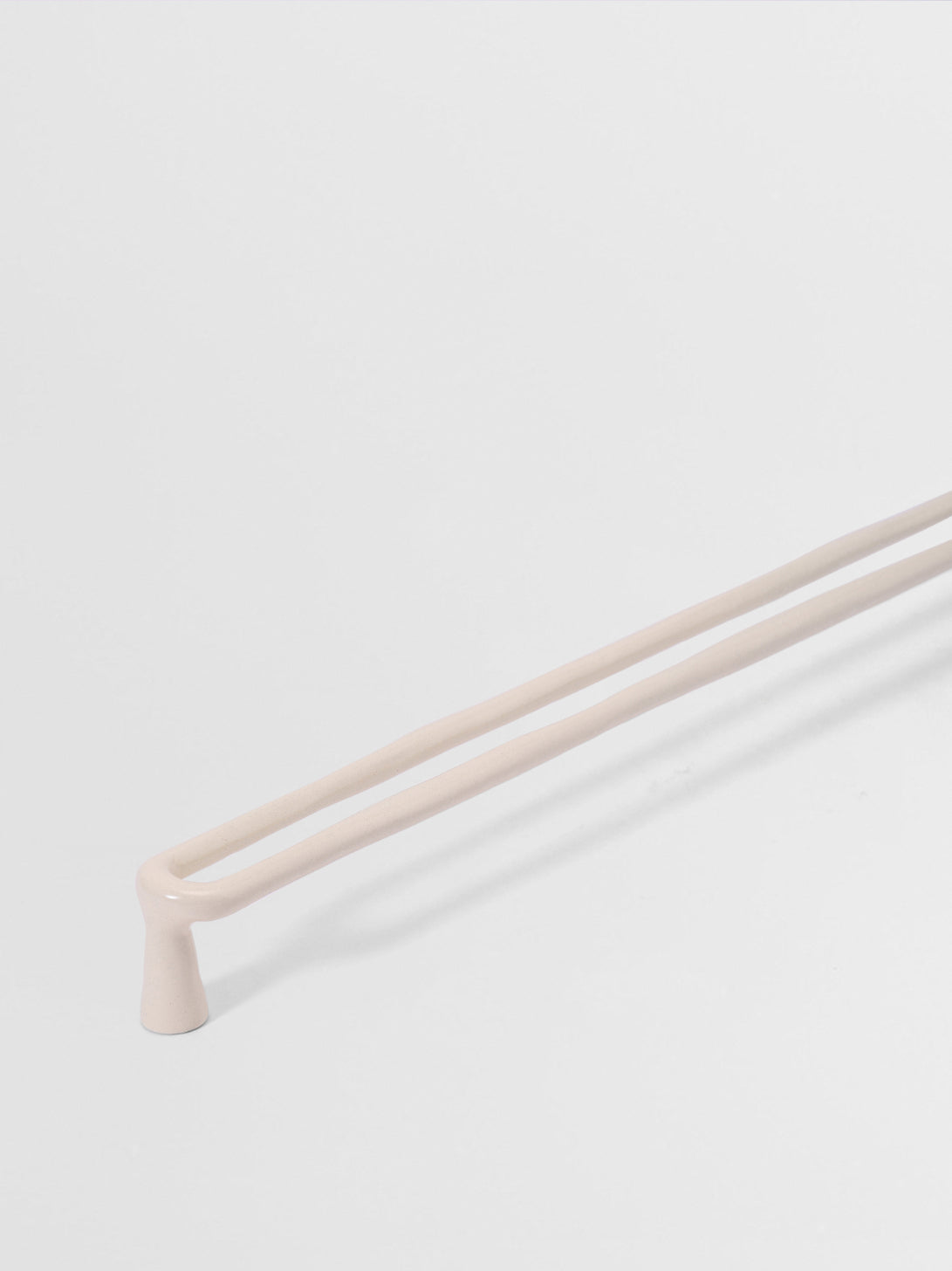 KITCHEN PULL HANDLE Forme N°23 - Centers 12.4″ - Color Options — front view | Mi&Gei Hardware Design Studio | Solid Brass