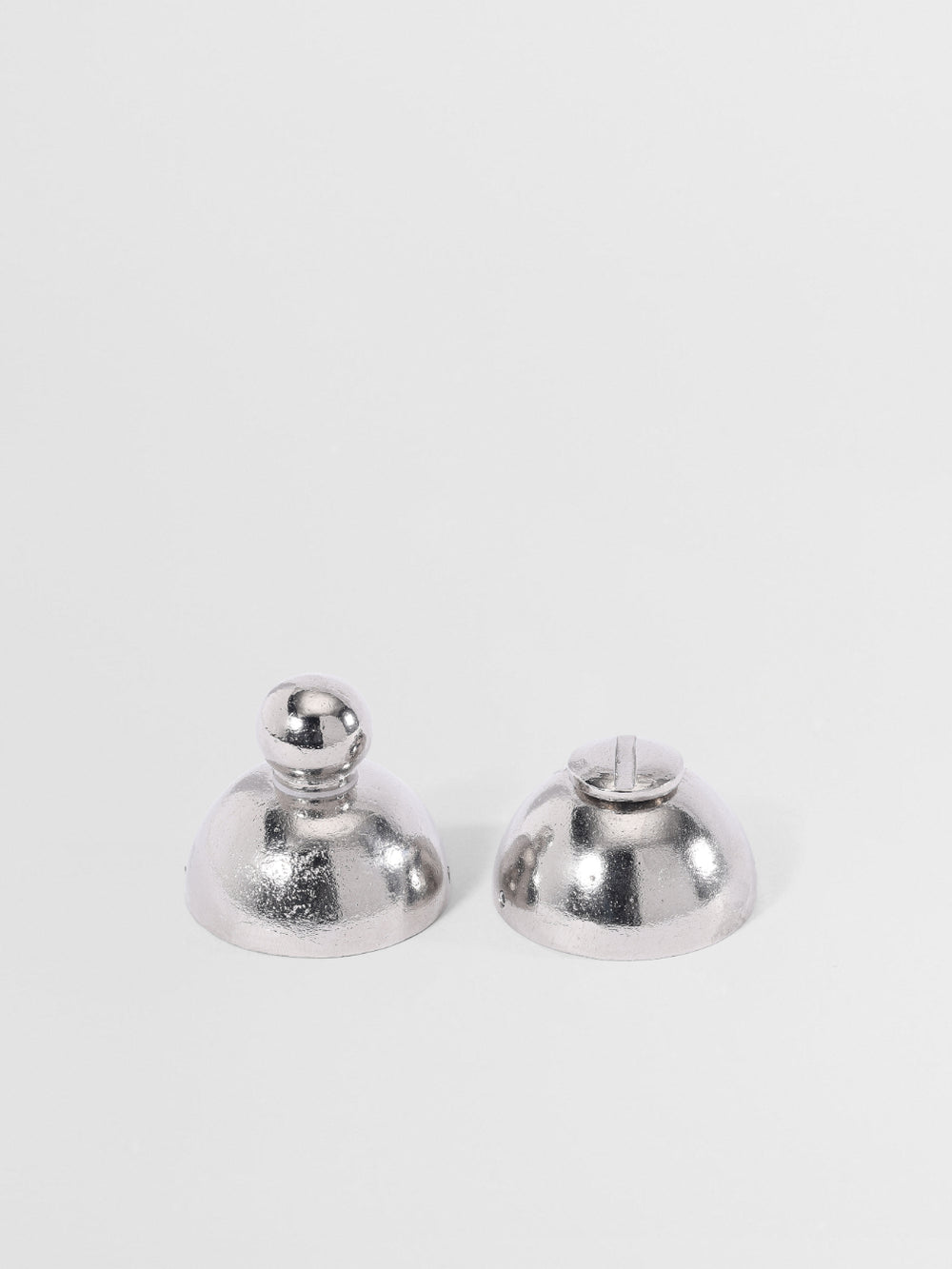 PRIVACY THUMBTURN Forme N°25 in Nickel finish | Mi&Gei