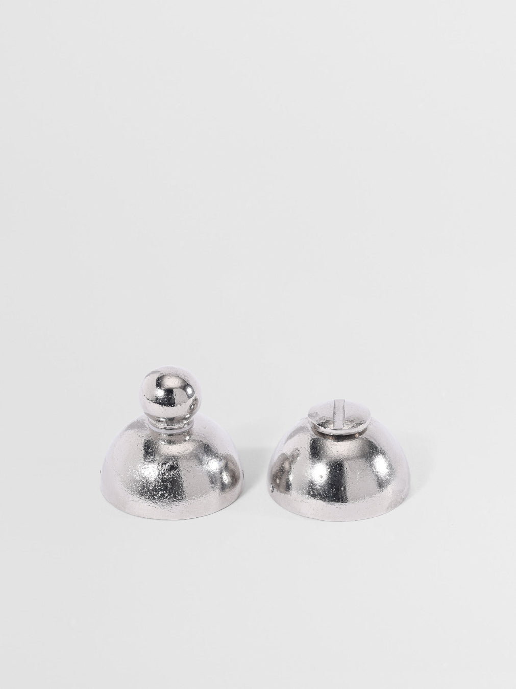 PRIVACY THUMBTURN Forme N°25 in Nickel finish | Mi&Gei