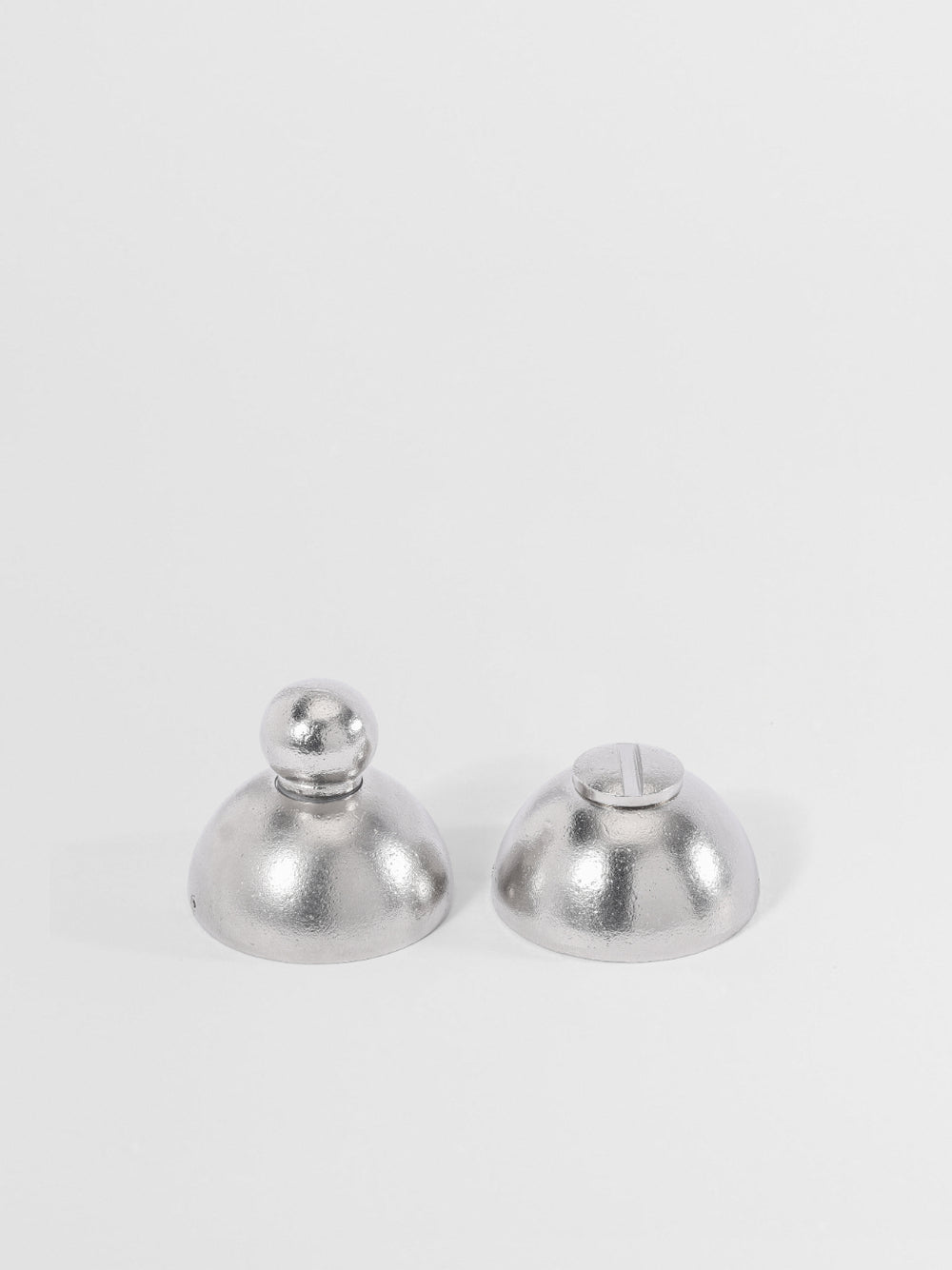 PRIVACY THUMBTURN Forme N°25 in Nickel finish | Mi&Gei