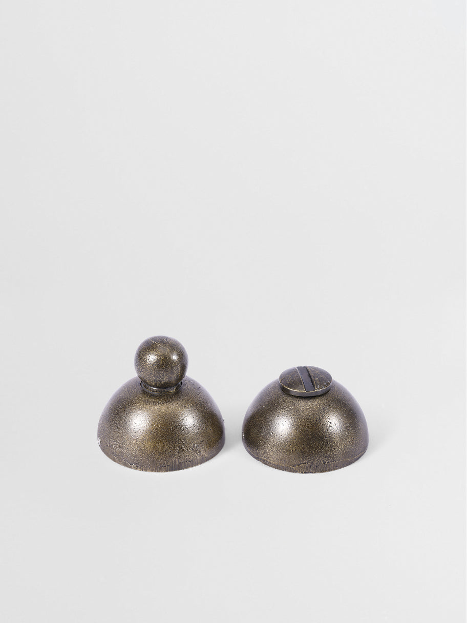 PRIVACY THUMBTURN Forme N°25 in Bronze finish | Mi&Gei