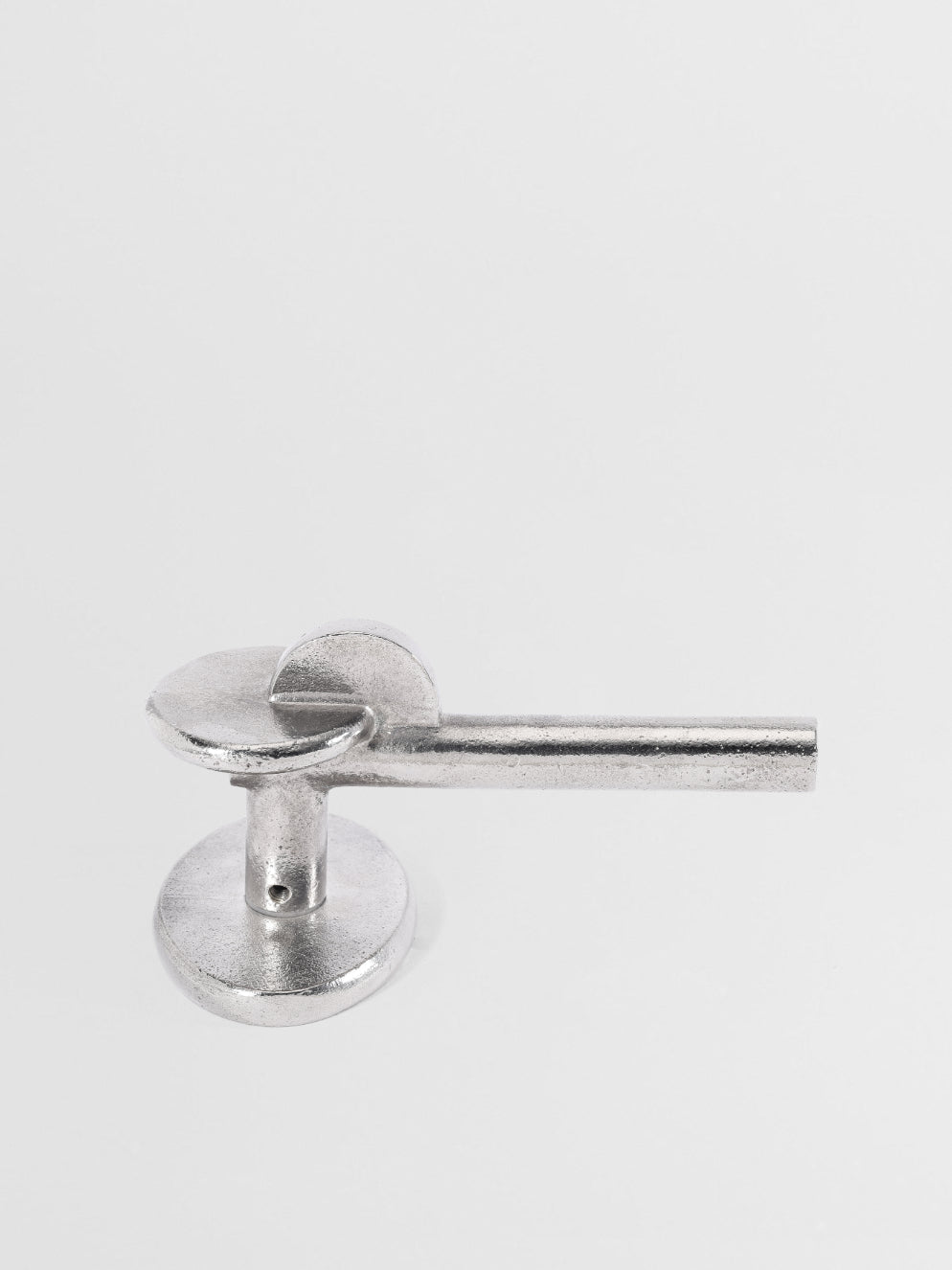 Dummy Door Handle Forme N°26 in Nickel finish | Mi&Gei