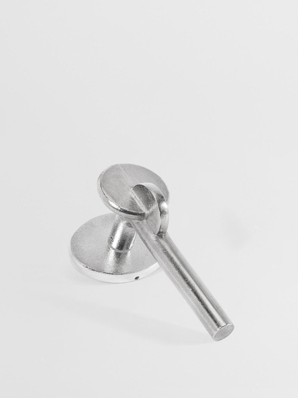 Dummy Door Handle Forme N°26 in Nickel finish | Mi&Gei