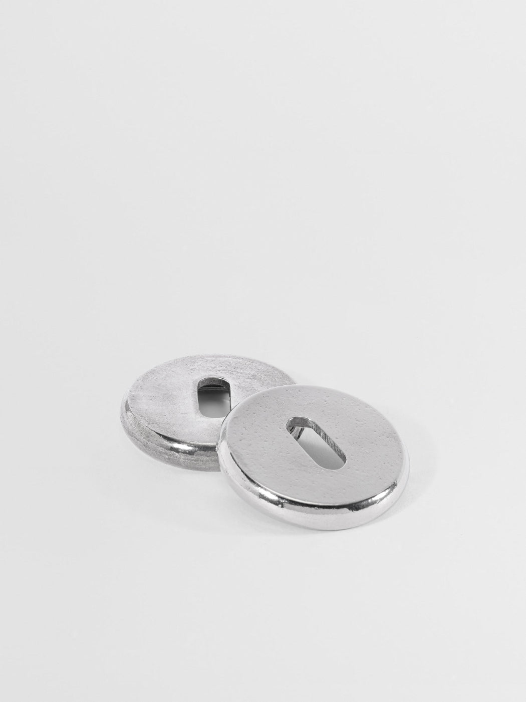 KEY ESCUTCHEON L - DOOR HANDLES N25 & N26 in Polished finish | Mi&Gei