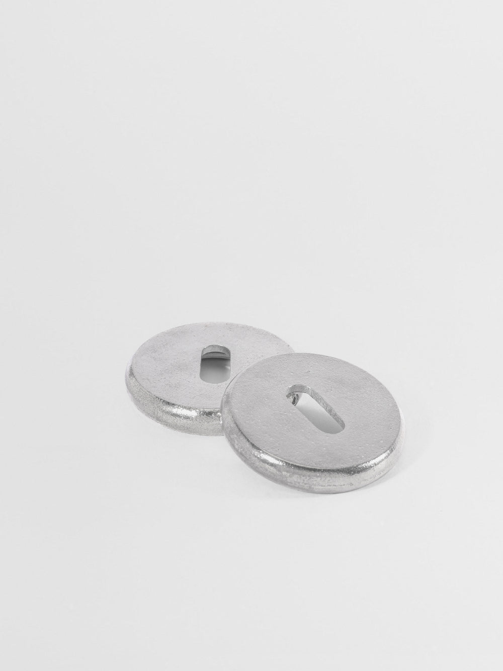 KEY ESCUTCHEON L - DOOR HANDLES N25 & N26 in Satin finish | Mi&Gei