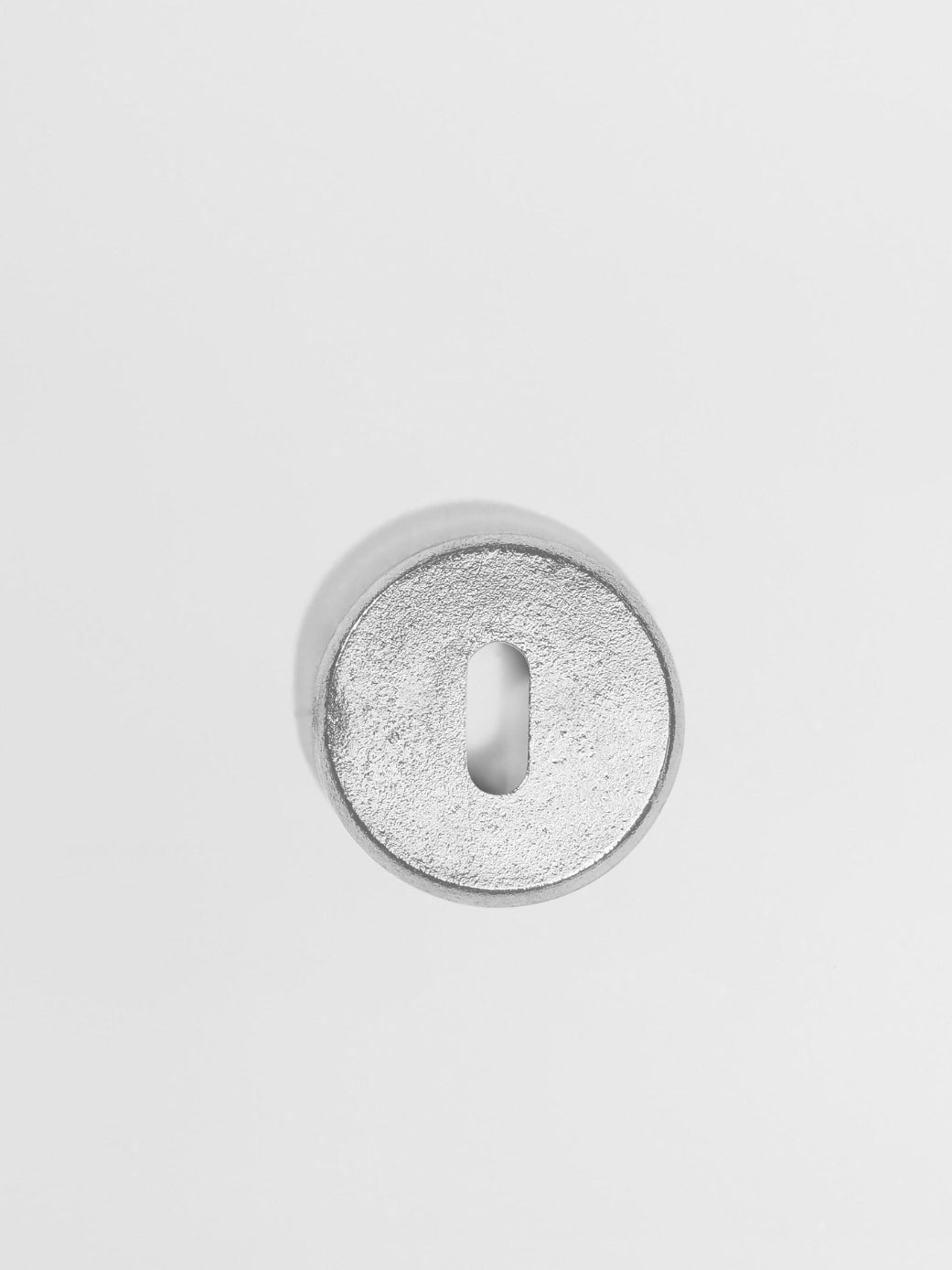 KEY ESCUTCHEON L - DOOR HANDLES N25 & N26 in Satin finish | Mi&Gei