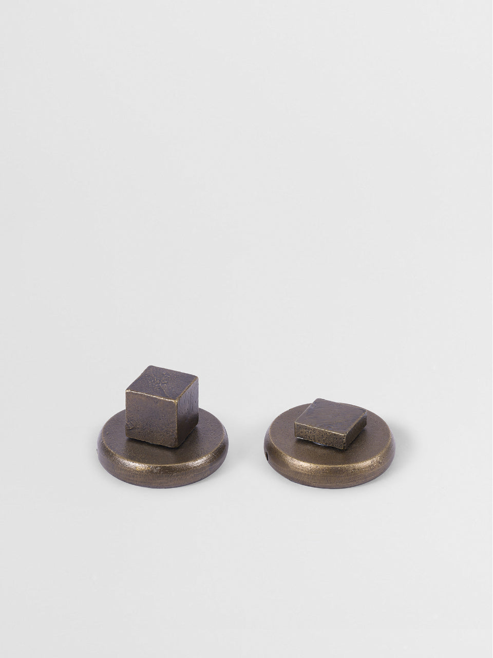 PRIVACY THUMBTURN Forme N°26 in Bronze finish | Mi&Gei