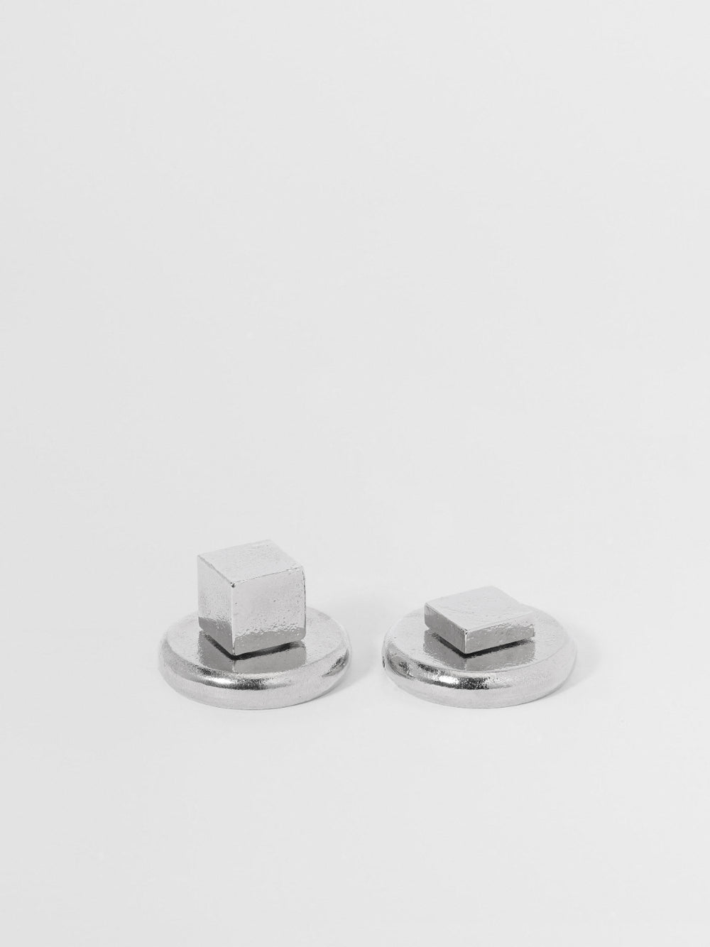 PRIVACY THUMBTURN Forme N°26 in Nickel finish | Mi&Gei