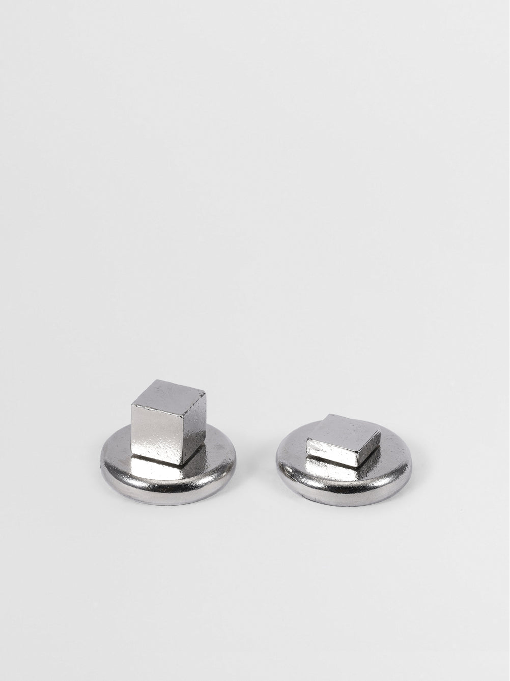 PRIVACY THUMBTURN Forme N°26 in Nickel finish | Mi&Gei