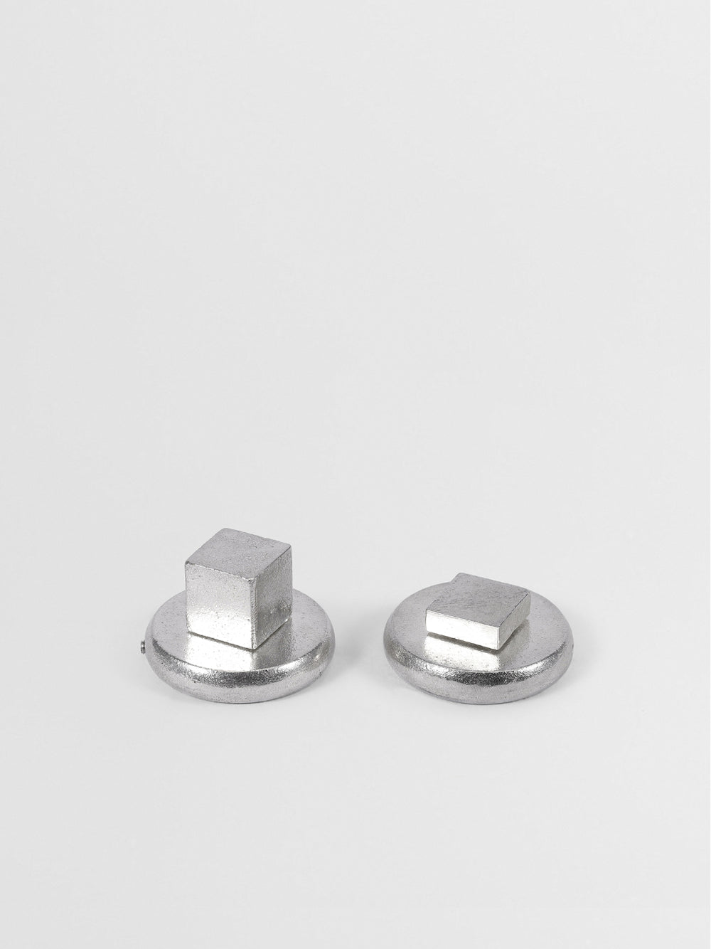 PRIVACY THUMBTURN Forme N°26 in Nickel finish | Mi&Gei