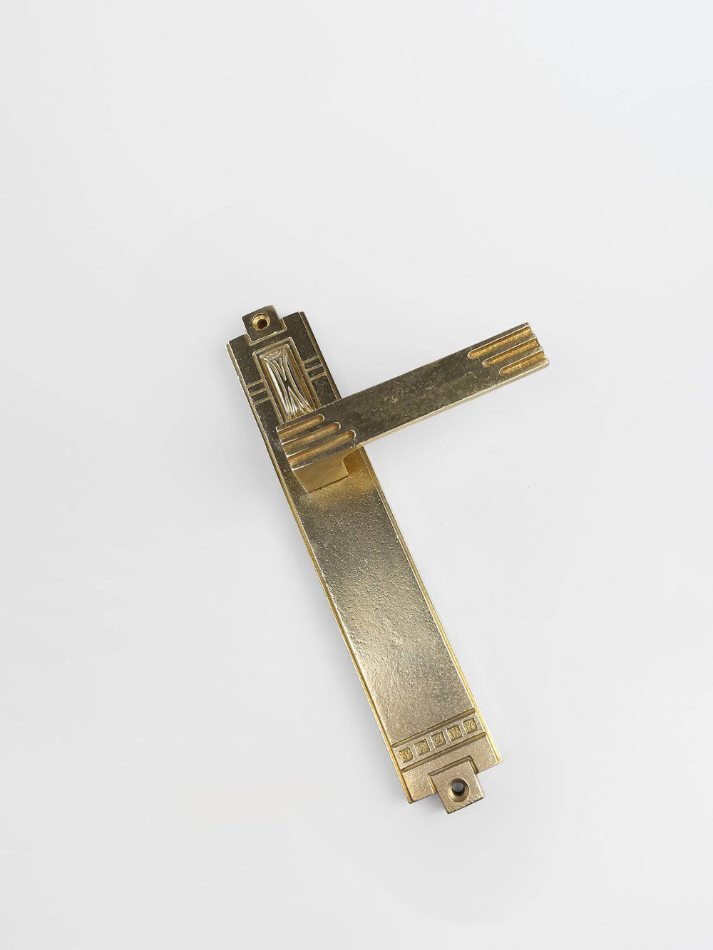 Dummy Door Handle Forme N°27 in Brass finish | Mi&Gei